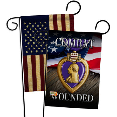 Double Sided 18.5'' H x 13'' W Polyester Garden Flag