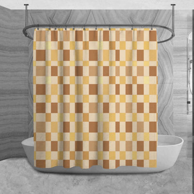 Rideau de douche à carreaux Martinsville