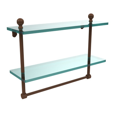 Morosini 2 Piece Tiered Shelf with Towel Bar