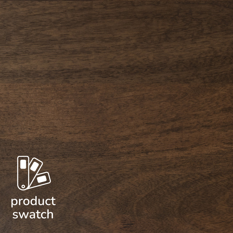 Pablo Solid Wood Nightstand, Hazel Brown