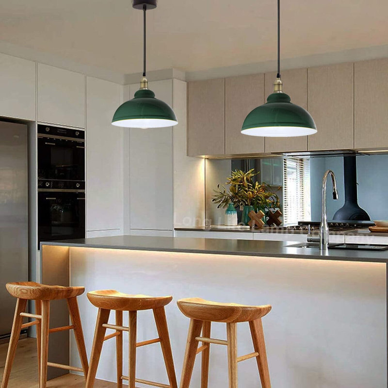 Binns 1 - Light Dome Pendant, Green