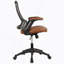 Chaise de bureau avec polyuréthane, pivotant, support lombaire, hauteur réglable, roulettes