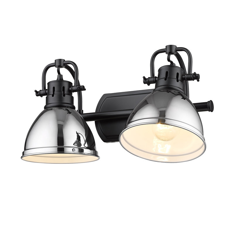 Lyndee 2 - Light Dimmable Vanity Light, Chrome, Matte Black
