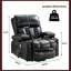 Fauteuil inclinable Power Lift - Massage 8 points et chaleur lombaire - Télécommande - Chargement USB - Siège large pour personnes âgées?-129604204