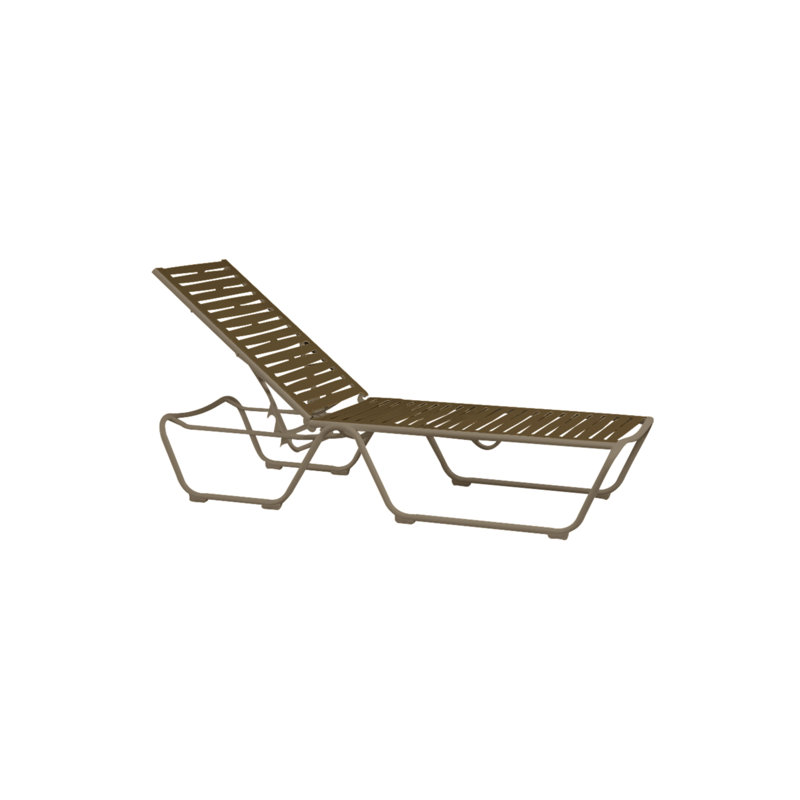 Millennia EZ Span™ Outdoor Metal Chaise Lounge, Aged Bronze, Moab