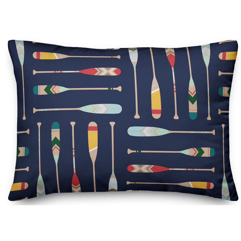  Oar Indoor/Outdoor Lumbar Pillow