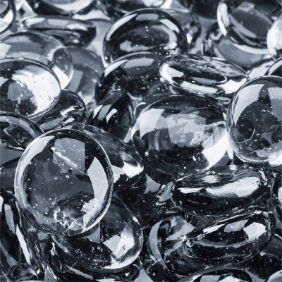 Verre de foyer d'extérieur Perles