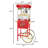 Pasadena Popper Popcorn Machine with Cart - 8oz Popper with Stainless-Steel Kettle, Warming Light, and Accessories by Great Northern Popcorn (Red)