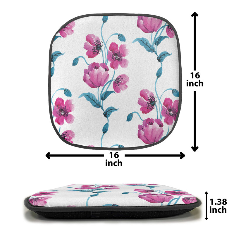 Outdoor 1.38'' Dining Chair Seat Cushion
