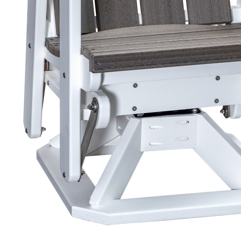 Fauteuil oscillant Brandon , Gris bord de mer / blanc
