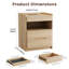 51 cm W Bedside Table-181769785