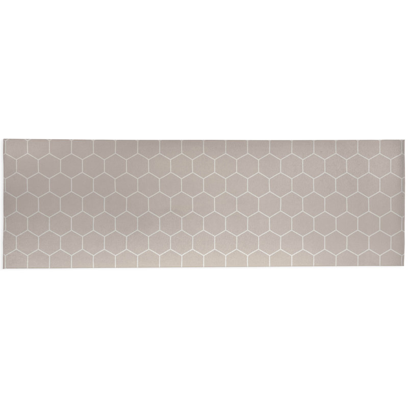 Comb Non-Slip Outdoor Rug, Runner 2'6" x 8'