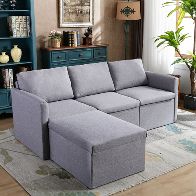 Briseida Reversible Modular Corner Sofa, Dark Grey