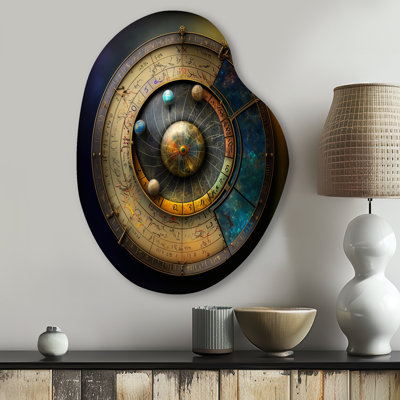Roark - Astrology Pear Shape Assymterical Metal Wall Art