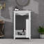 Petit meuble-lavabo moderne avec lavabo en céramique-116119045