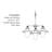 Downtown Edison 3 - Light Steel Dimmable Wagon Wheel Chandelier