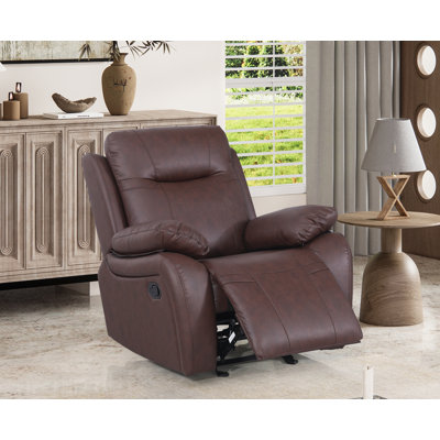 Bhevin Faux Leather Recliner