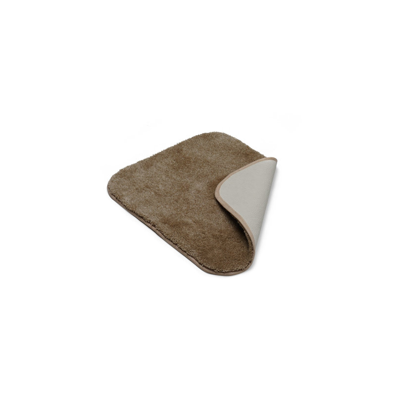Tapis pour salle de bain Auna, Beige noisette