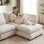 Canapé modulaire 102,2 pouces avec repose-pieds-341420464