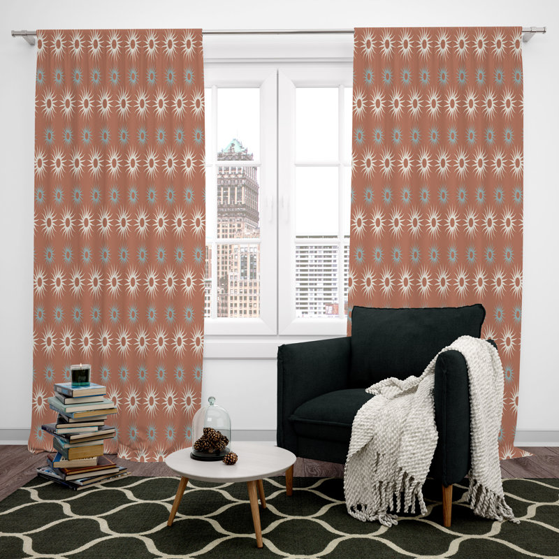 Paire de rideaux obscurcissant D polyester, L 40 po x L 52 po