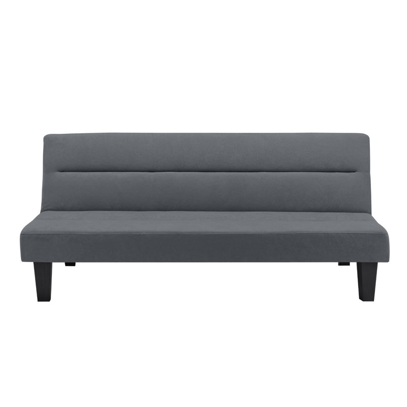 Adrijus Velvet Clic Clac Sofa, Grey