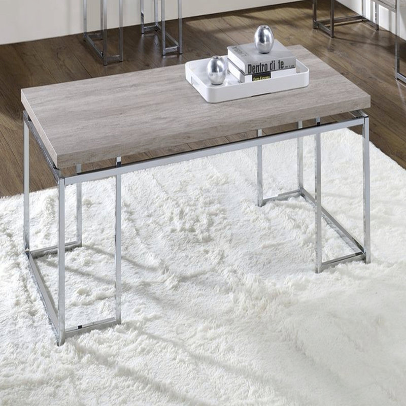 Table basse moderne et contemporaine en chêne naturel