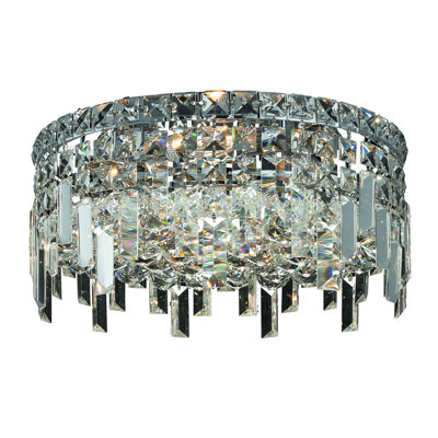 Isadora Crystal Semi Flush Mount