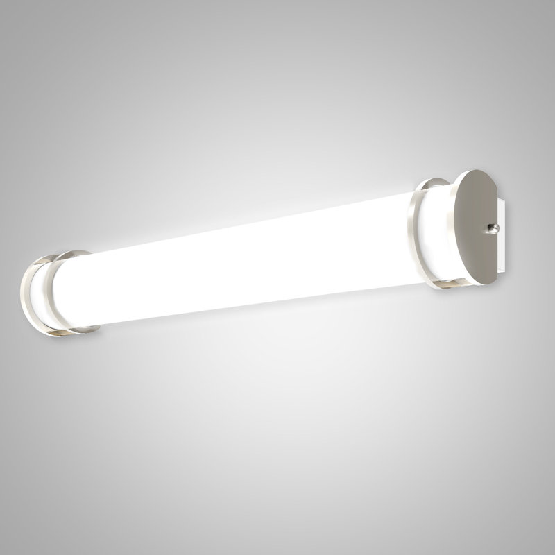 MW 1PK 30W 3FT LED Bathroom Vanity Light, Dimmable 3CCT, Brushed Nickel