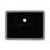Ruvati 17 x 12 inch Undermount Bathroom Rectangular Porcelain Ceramic Sink with Overflow