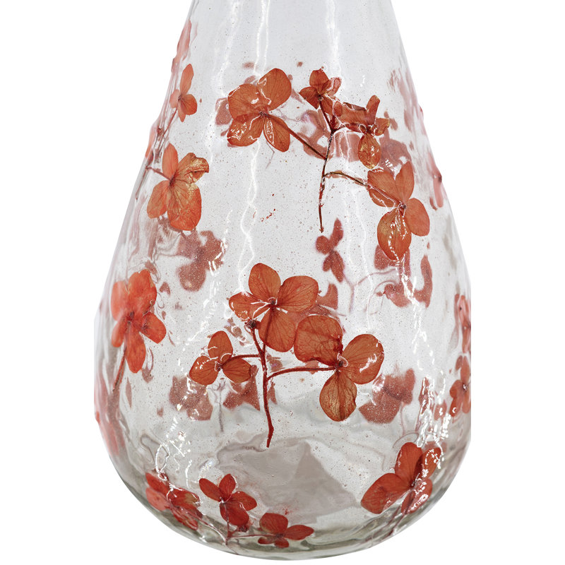 Vase en verre transparent D5x7 ", H 7,1 po x l 4,9 po x P 4,9 po