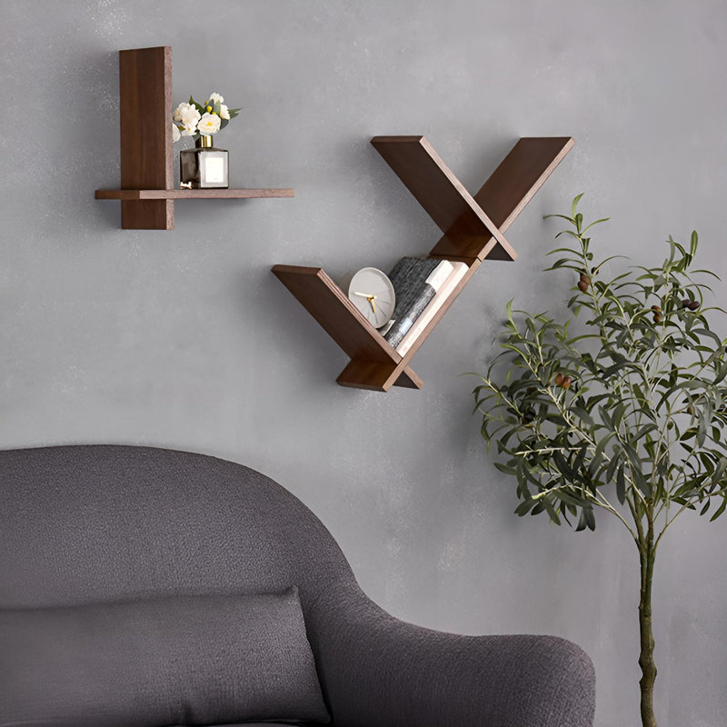 Solid Wood Floating Wall Shelf