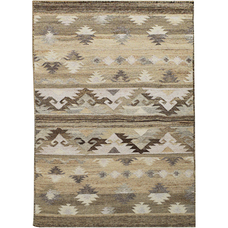 Southwestern Wool Hand Woven Area Rug, Rectangle 120 x 180cm