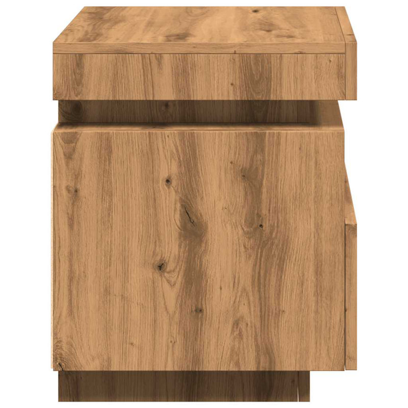 Demetra 40cm W Manufactured Wood Bedside Table