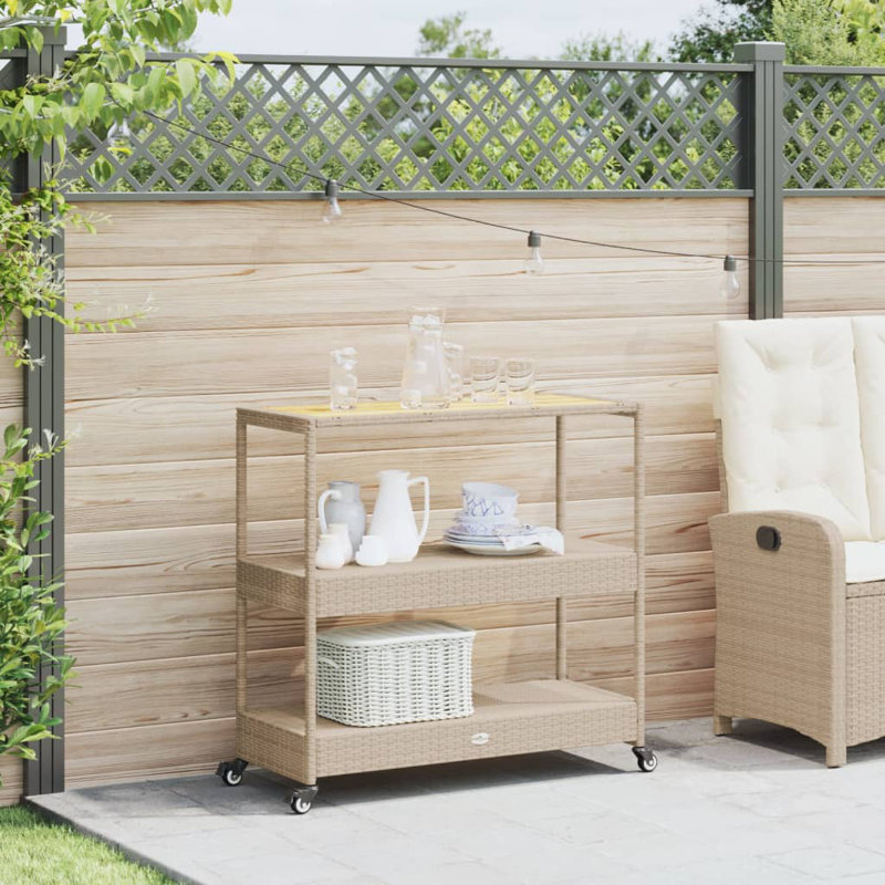 Bar Cart, Beige