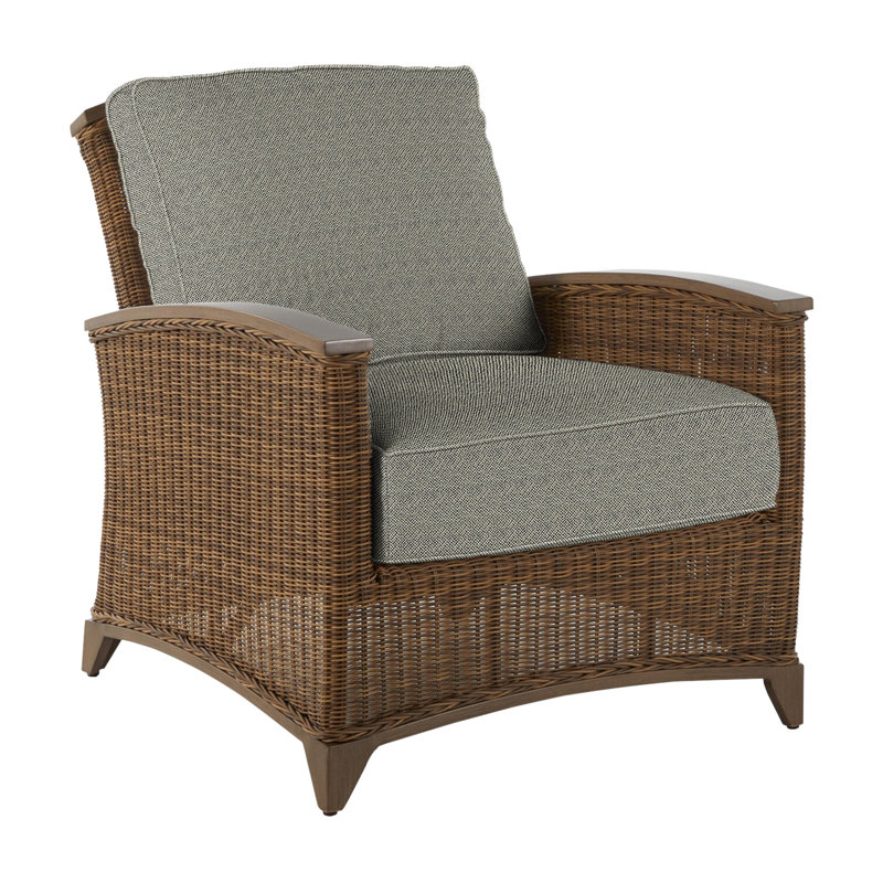 Astoria Woven Lounge Chair, Raffia/Oak, Welt, Intermix Bark