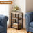 3-Tier Narrow End Table with Storage Shelves – Rustic Wood Side Table for Small Spaces, Sofa, Bedside, Living Room, Bedroom & Office-467641116