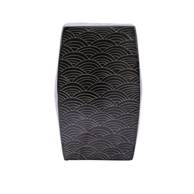 Tabouret de jardin carré wave