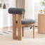 Chaise rembourrée en bois massif Morral-164847613