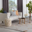 Tapis gris clair / doré / taupe / ivoire touffeté à la main Aekerly-357919040