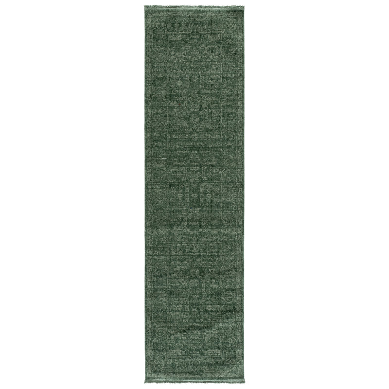Vintage Overdye Performance Oriental Indoor Rug, Runner 2'3" x 8'