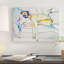 Art mural sur toile tendue - Pat Saunders - art mural «Sleeping Beauty» blanc pour le salon, la chambre à coucher ou le bureau - 14 x 19-1912012642