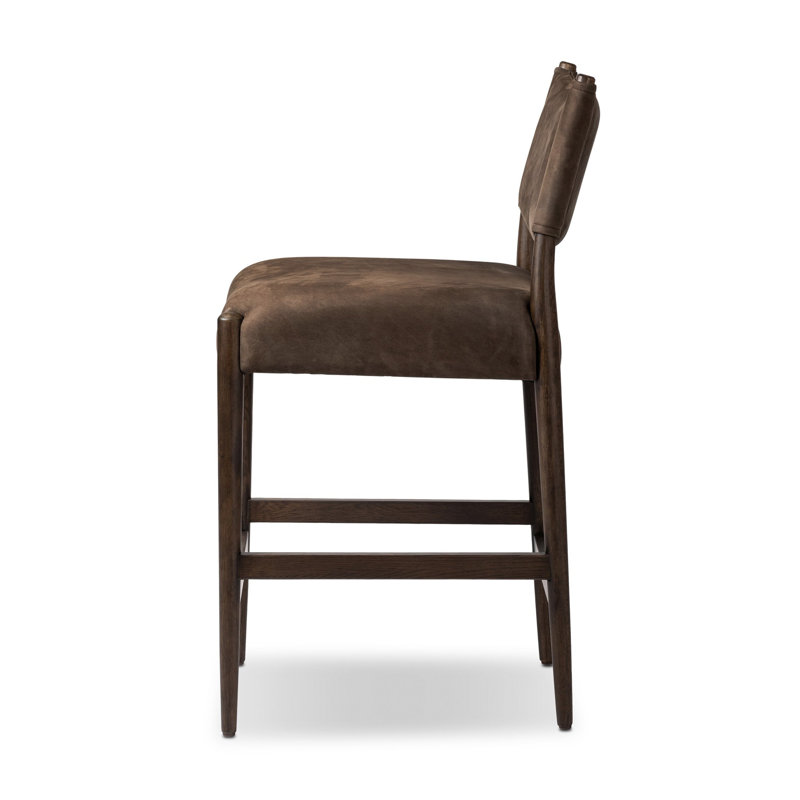 Jayla Stool-Antwerp Natural-Counter, Burnt Oak, Nubuck Cigar