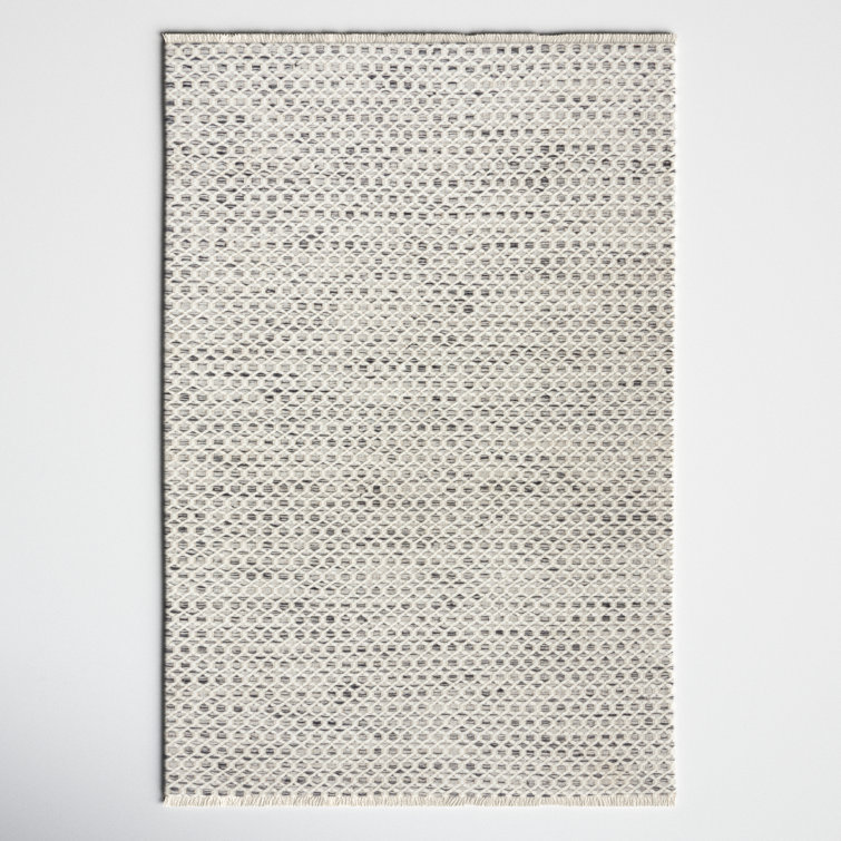 Quincy Handmade Wool Beige Rug