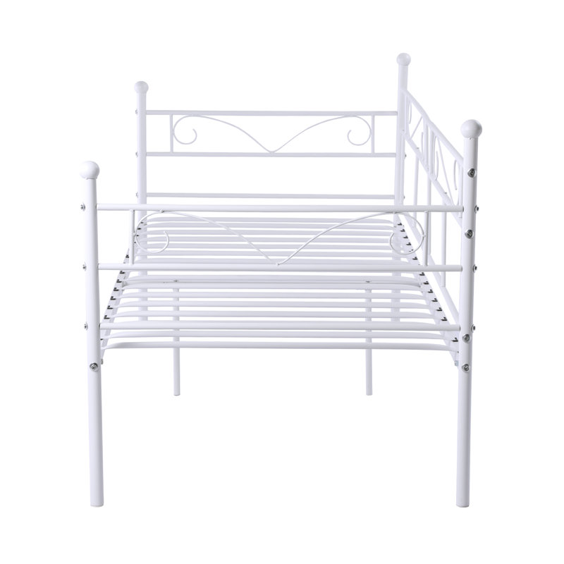 Vicksburg Metal UK Single - DE 90 X 190 Cm, White