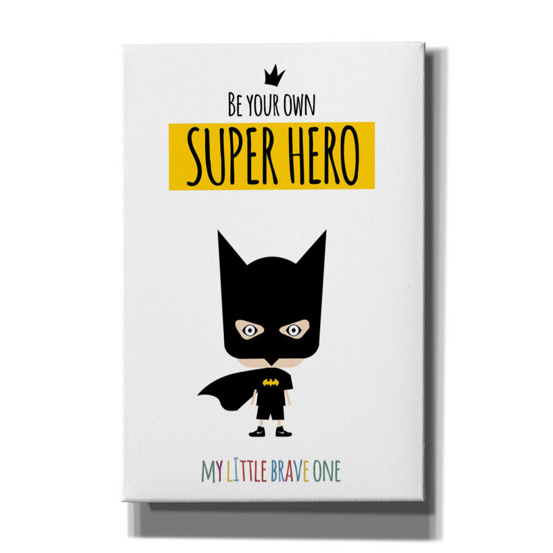 Epic Graffiti «Superhero One» par Ayse, H 18 po x l 12 po x P 0,75 po