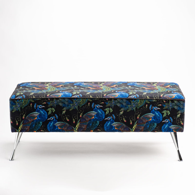 Allenstown Velvet Upholstered Bench, H40 x W120 x D30cm