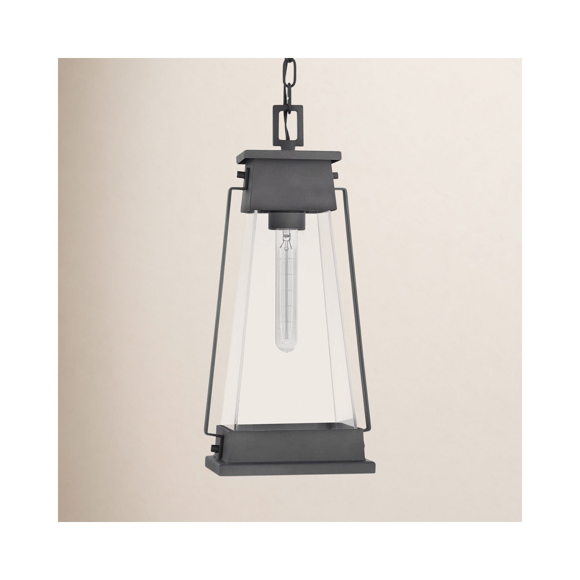 Transparent Outdoor Metal Pendant