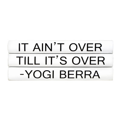 Quote Entertainment Decorative Book