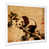 Toile blanche avec cadre photo