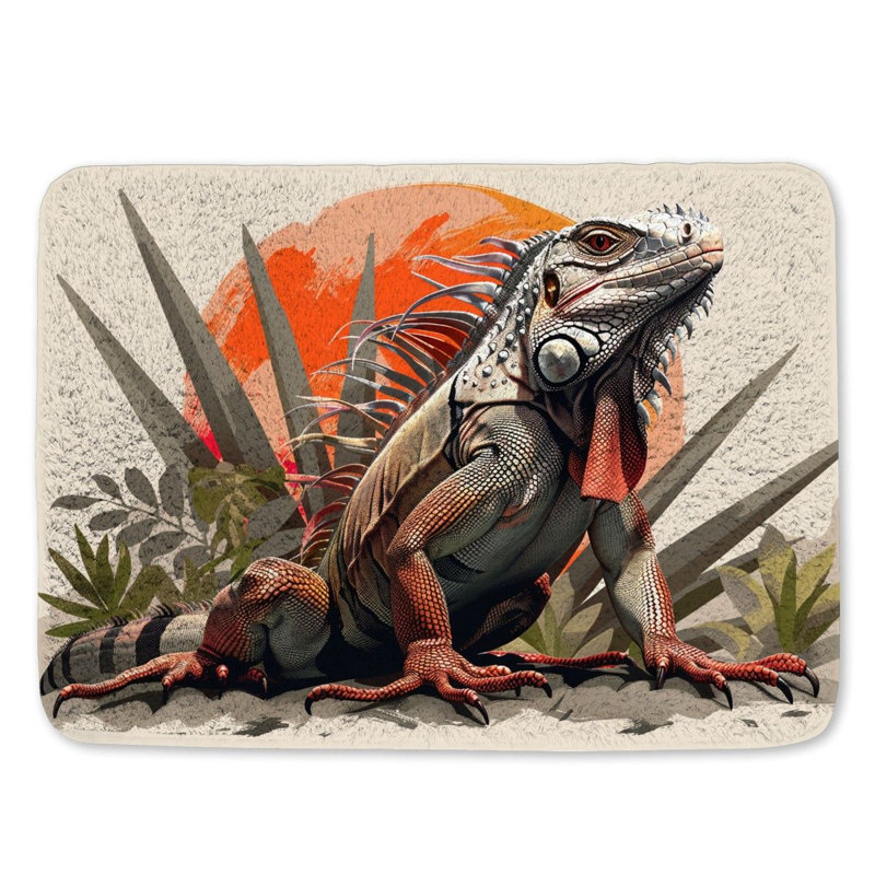 Tapis de bain Iguana